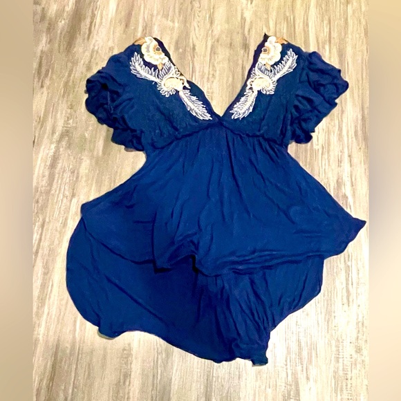 Free People Tops - Free People Butterfly Blouse